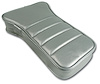 425064 Reproduction Center Armrest, 1981-1981 Chevy Corvette, Silver Leather W/Vinyl - image 1