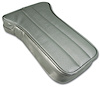425461 Reproduction Center Armrest, 1974-1975 Chevy Corvette, Silver Vinyl - image 1