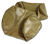 425552 Headrest Covers, 1966-1966 Chevy Corvette, Saddle Vinyl - image 1