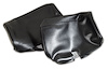 425620 Headrest Covers, 1967-1967 Chevy Corvette, Black, Vinyl - image 1