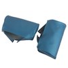 425640 Headrest Covers, 1967-1967 Chevy Corvette, Bright Blue Vinyl - image 2