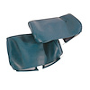 425649 Headrest Covers, 1967-1967 Chevy Corvette, Teal Vinyl - image 1