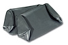 425763 Headrest Covers, 1968-1969 Chevy Corvette, Gunmetal Vinyl - image 1