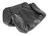425920 Headrest Covers, 1967-1967 Chevy Corvette, Black, Leather - image 1