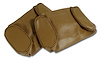 425953 Headrest Covers, 1967-1967 Chevy Corvette, Saddle Leather - image 1