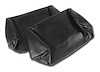 426020 Headrest Covers, 1968-1969 Chevy Corvette, Black, Leather - image 1