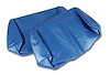 426041 Headrest Covers, 1968-1969 Chevy Corvette, Bright Blue Leather - image 1