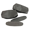 426063 Headrest Covers, 1968-1969 Chevy Corvette, Gunmetal Leather - image 1