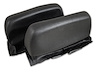 426120 Headrest Covers, 1968-1969 Chevy Corvette, Black, ABS - image 1