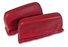 426130 Headrest Covers, 1968-1969 Chevy Corvette, Red ABS - image 1