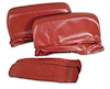 426138 Headrest Covers, 1968-1968 Chevy Corvette, Dark Orange ABS - image 1