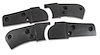 426820 Reproduction Seat Hinge Cover Set, 1979-1981 Chevy Corvette, 4pc, Black - image 1