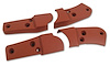 426839 Reproduction Seat Hinge Cover Set, 1981-1981 Chevy Corvette, 4pc, Cinnabar - image 1