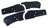 426848 Reproduction Seat Hinge Cover Set, 1978-1981 Chevy Corvette, 4pc, Dark Blue - image 1