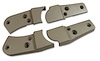 426860 Reproduction Seat Hinge Cover Set, 1982-1982 Chevy Corvette, 4pc, Collector - image 1