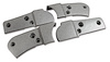 426864 Reproduction Seat Hinge Cover Set, 1981-1981 Chevy Corvette, 4pc, Silver - image 1