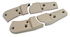 426866 Reproduction Seat Hinge Cover Set, 1979-1980 Chevy Corvette, 4pc, Oyster - image 1