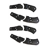 4268CG Hydro Carbon Seat Hinge Cover Set, 1978-1982 Chevy Corvette, 8pc, Gloss - image 1