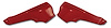 426935 Interior Rear Quarter Panels, 1963-1964 Chevy Corvette, Red Convertible - image 1