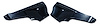426944 Interior Rear Quarter Panels, 1966-1966 Chevy Corvette, Dark Blue Convertible - image 1