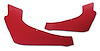 427035 Interior Rear Quarter Panels, 1963-1963 Chevy Corvette, Red Coupe - image 1