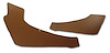 427154 Interior Rear Quarter Panels, 1964-1964 Chevy Corvette, Saddle Coupe W/Power Vent - image 1