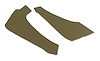 427252 Interior Rear Quarter Panels, 1965-1965 Chevy Corvette, Saddle Coupe W/Power Vent - image 1