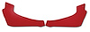 427330 Interior Rear Quarter Panels, 1966-1967 Chevy Corvette, Red Coupe - image 1