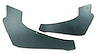 427349 Interior Rear Quarter Panels, 1967-1967 Chevy Corvette, Teal Coupe - image 1