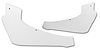 427365 Interior Rear Quarter Panels, 1966-1967 Chevy Corvette, White Coupe - image 1