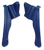 427432 Interior Rear Quarter Panels, 1968-1968 Chevy Corvette, Blue, Convertible - image 1