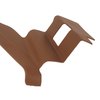 427623 Interior Rear Quarter Panels, 1973-1973 Chevy Corvette, Dark Saddle Conv W/Shoulder Harness - image 3