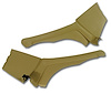 427915 Interior Rear Quarter Panels, 1970-1972 Chevy Corvette, Light Saddle Coupe - image 1