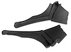 427920 Interior Rear Quarter Panels, 1969-1973 Chevy Corvette, Black, Coupe - image 1