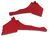 427930 Interior Rear Quarter Panels, 1969-1972 Chevy Corvette, Red Coupe - image 1