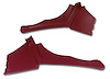 427931 Interior Rear Quarter Panels, 1973-1973 Chevy Corvette, Oxblood Coupe - image 1