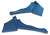 427941 Interior Rear Quarter Panels, 1969-1970 Chevy Corvette, Bright Blue Coupe - image 1