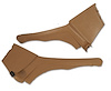 427951 Interior Rear Quarter Panels, 1973-1973 Chevy Corvette, Medium Saddle Coupe - image 1