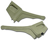 428016 Interior Rear Quarter Panels, 1974-1975 Chevy Corvette, Neutral Coupe - image 1