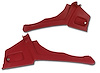 428034 Interior Rear Quarter Panels, 1976-1976 Chevy Corvette, Firethorn Coupe - image 1