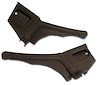 428055 Interior Rear Quarter Panels, 1976-1977 Chevy Corvette, Dark Brown Coupe - image 1