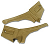 428057 Interior Rear Quarter Panels, 1976-1977 Chevy Corvette, Buckskin Coupe - image 1