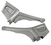 428061 Interior Rear Quarter Panels, 1974-1975 Chevy Corvette, Silver Coupe - image 1