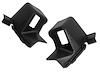 428120 Interior Rear Quarter Panel Extensions, 1968-1973 Chevy Corvette, Black, Coupe - image 1
