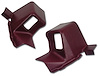 428131 Interior Rear Quarter Panel Extensions, 1973-1973 Chevy Corvette, Oxblood Coupe - image 1
