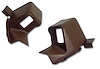 428153 Interior Rear Quarter Panel Extensions, 1970-1972 Chevy Corvette, Dark Saddle Coupe - image 1