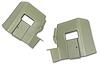 428216 Interior Rear Quarter Panel Extensions, 1974-1975 Chevy Corvette, Neutral Coupe - image 1