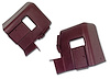 428231 Interior Rear Quarter Panel Extensions, 1974-1975 Chevy Corvette, Oxblood Coupe - image 1