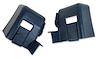 428243 Interior Rear Quarter Panel Extensions, 1974-1975 Chevy Corvette, Dark Blue Coupe - image 1