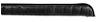 429320 Deck Lid Trim Strip, 1963-1964 Chevy Corvette, Black - image 1